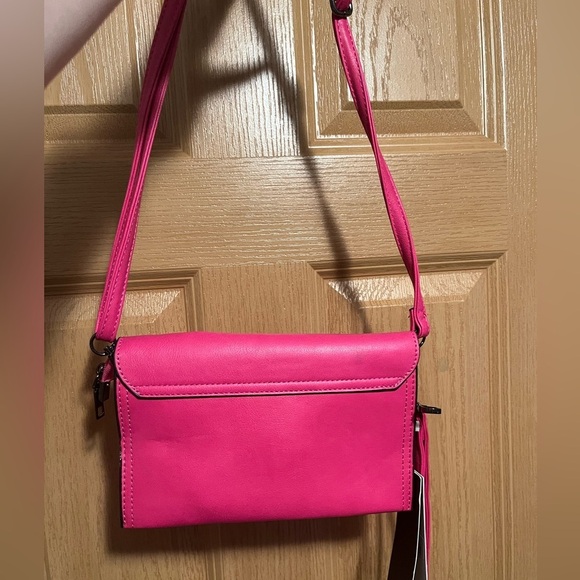 Crossbody Clutch Bag Push Lock Removable Strap Multi-pocket Wallet NWT - Picture 15 of 17